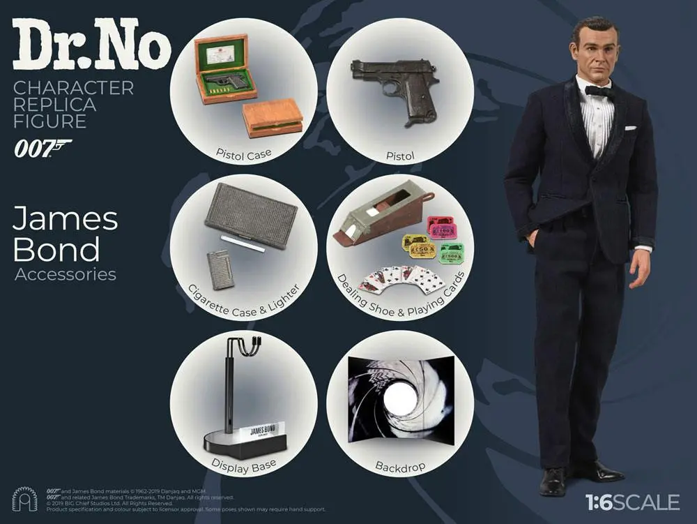 Dr. No Collector Figure Series 1/6 James Bond Limited Edtion akciófigura 30 cm termékfotó