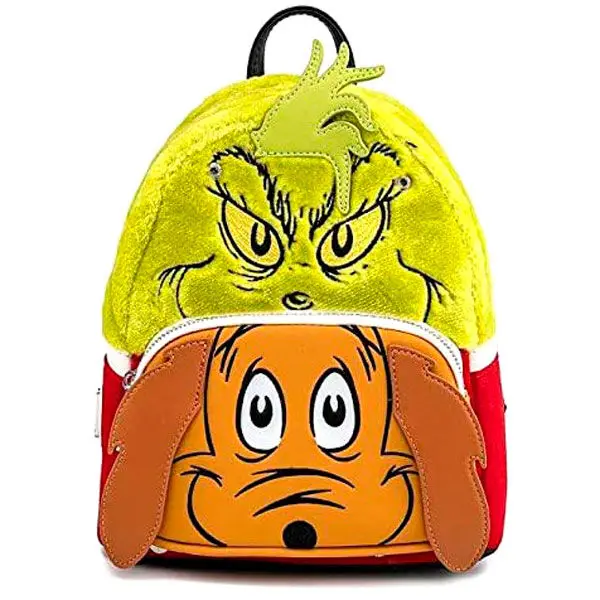Dr. Seuss The Grinch és Max táska hátizsák 27cm termékfotó