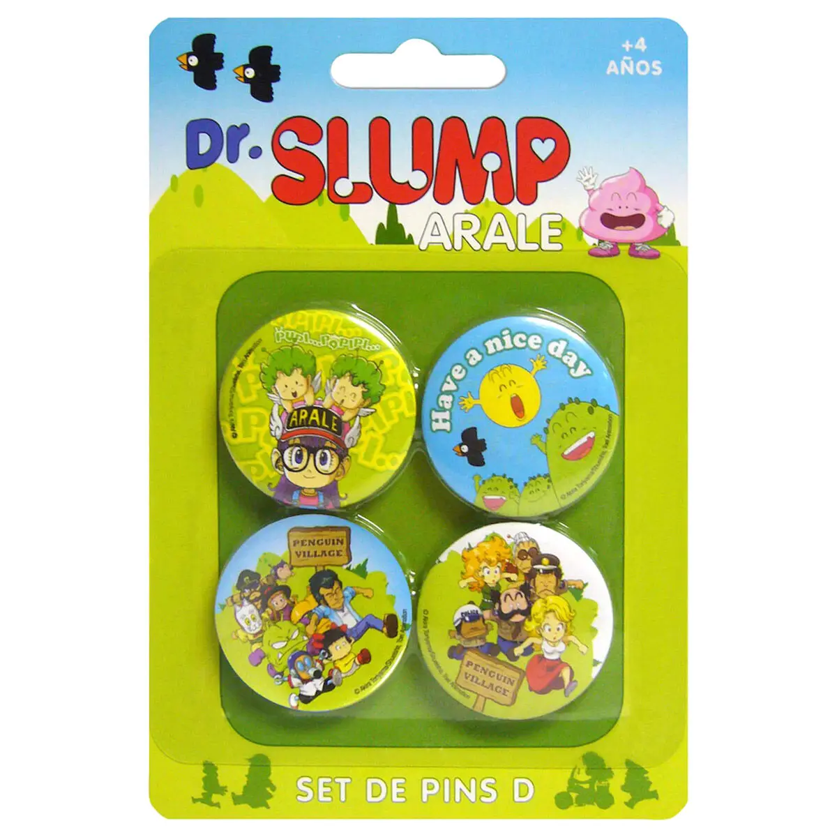 Dr. Slump csomag 4 kitűző termékfotó