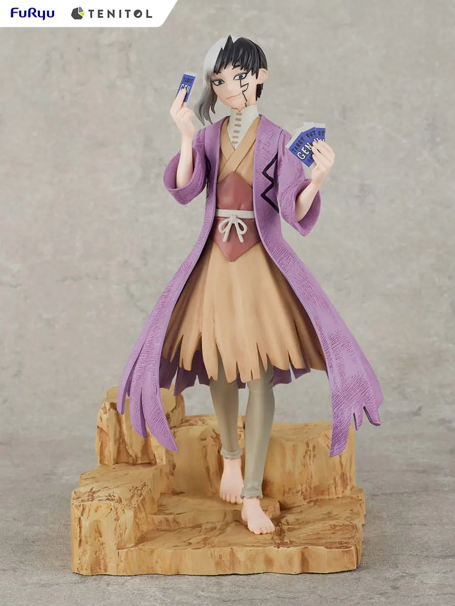 Dr. Stone Gen Asagiri PVC szobor figura 28 cm termékfotó