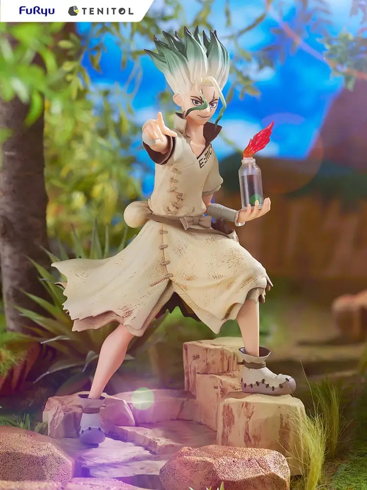 Dr. Stone Senku Ishigami PVC szobor figura 28 cm termékfotó