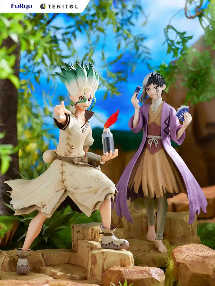 Dr. Stone Senku Ishigami PVC szobor figura 28 cm termékfotó