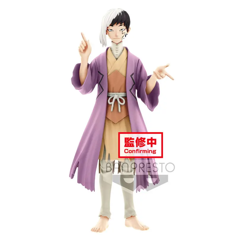 Dr. Stone - Stone World Gen Asagiri és Senku Ishigami Gen Asagiri figura 18cm termékfotó