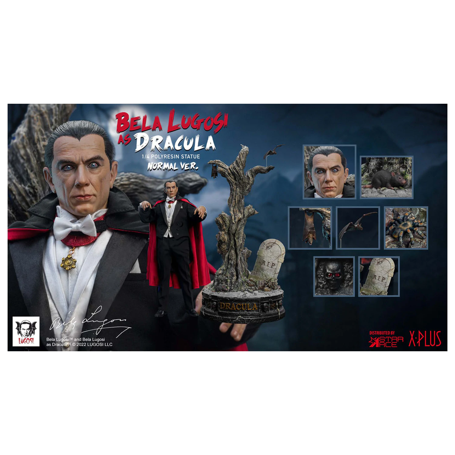Dracula (1931) Superb Scale szobor figura 1/4 Bela Lugosi as Dracula 60 cm termékfotó