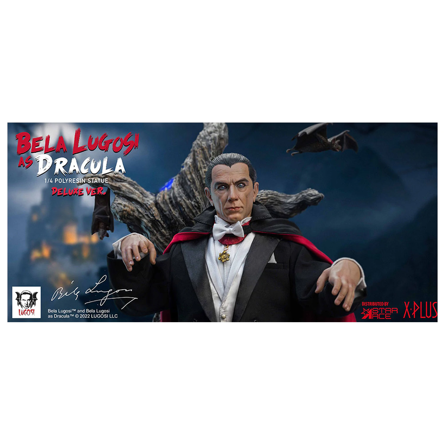 Dracula (1931) Superb Scale szobor figura 1/4 Bela Lugosi as Dracula Deluxe Version 60 cm termékfotó