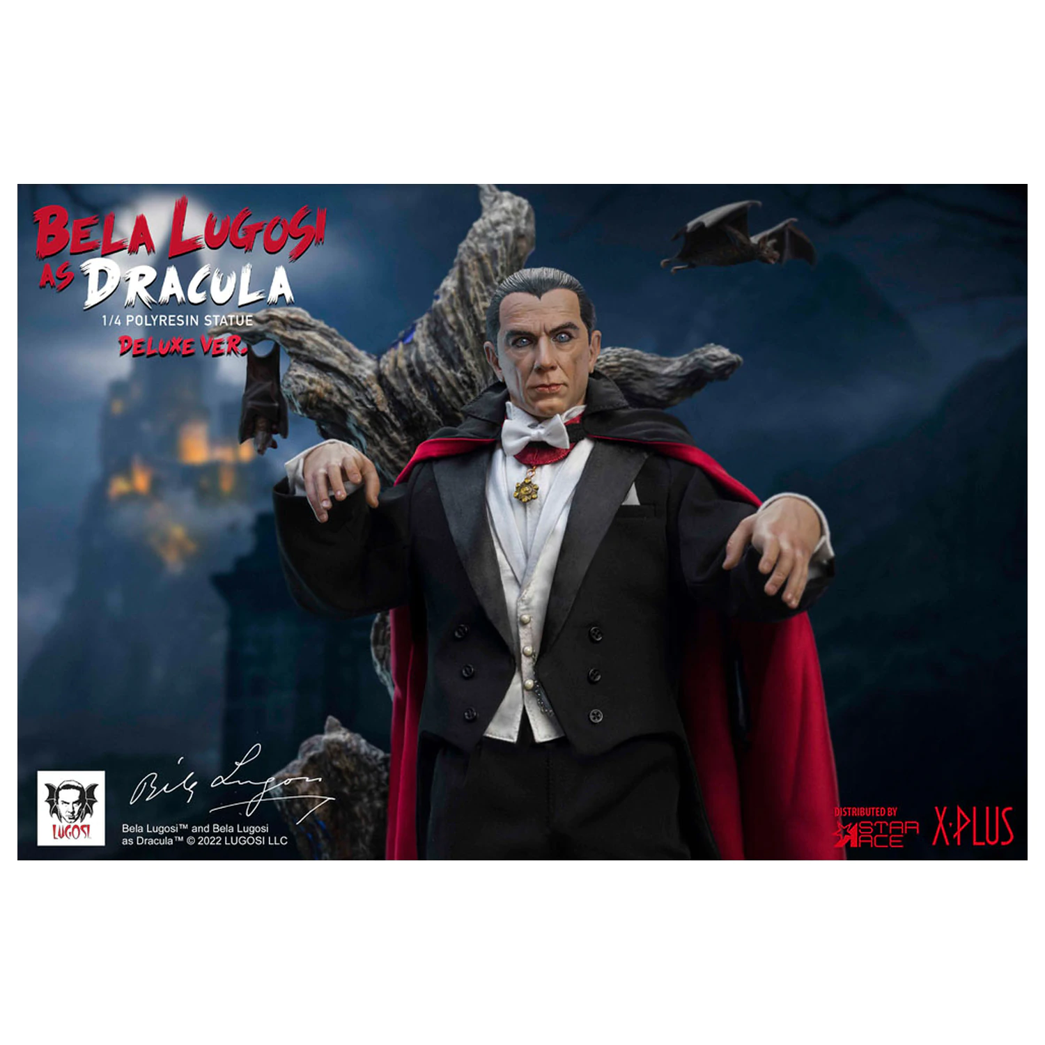 Dracula (1931) Superb Scale szobor figura 1/4 Bela Lugosi as Dracula Deluxe Version 60 cm termékfotó