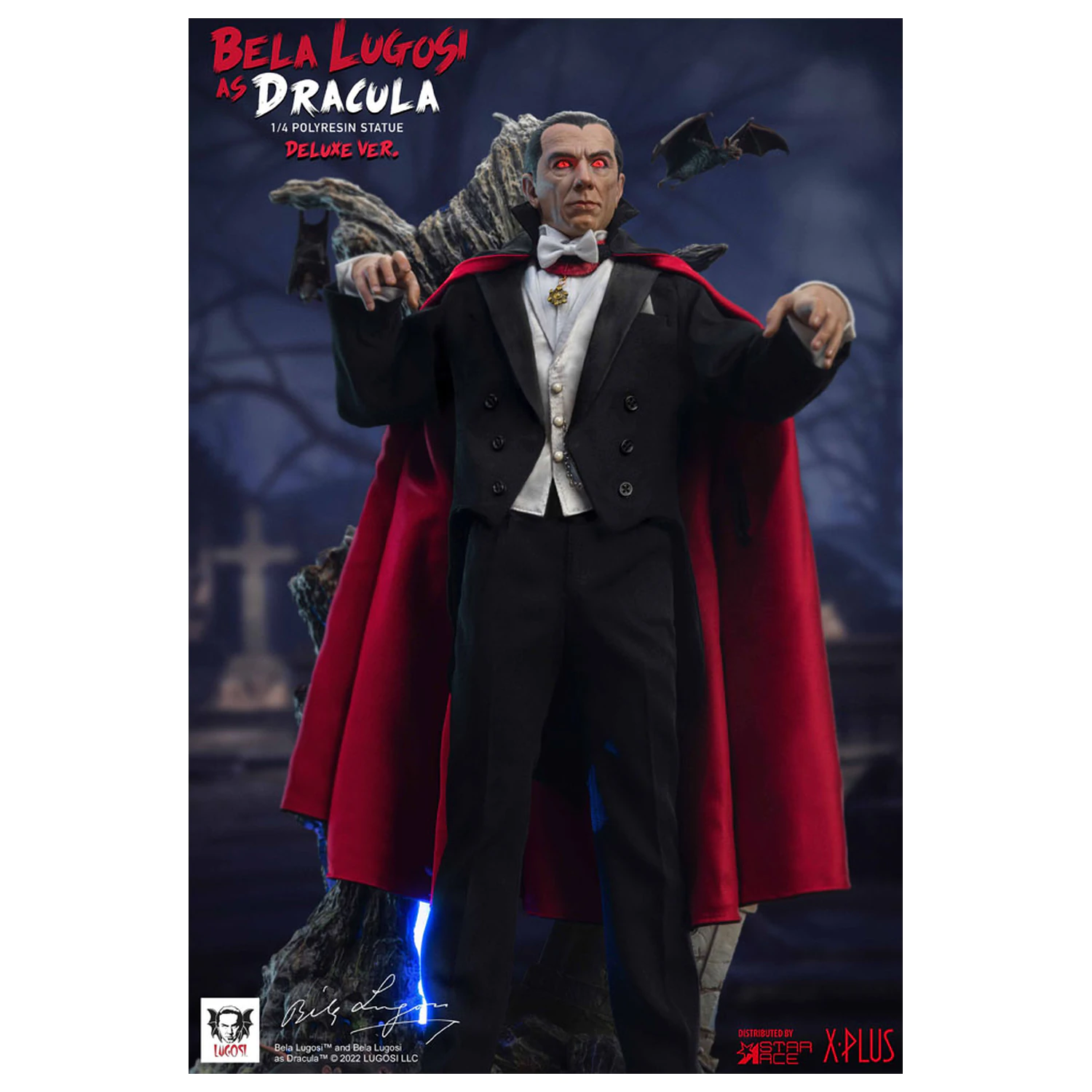 Dracula (1931) Superb Scale szobor figura 1/4 Bela Lugosi as Dracula Deluxe Version 60 cm termékfotó