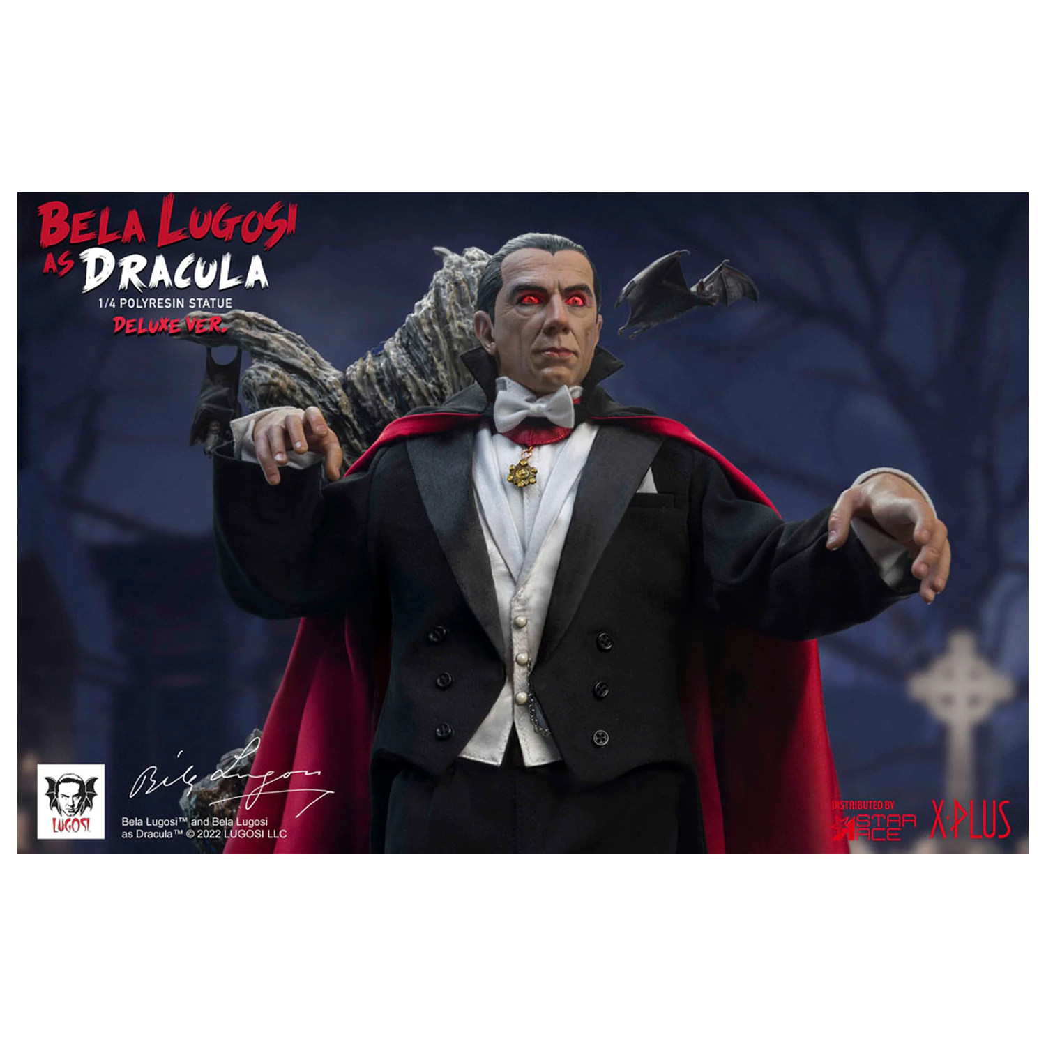 Dracula (1931) Superb Scale szobor figura 1/4 Bela Lugosi as Dracula Deluxe Version 60 cm termékfotó