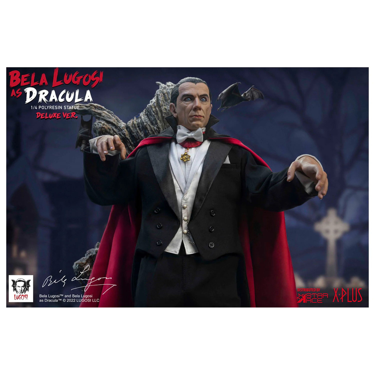 Dracula (1931) Superb Scale szobor figura 1/4 Bela Lugosi as Dracula Deluxe Version 60 cm termékfotó