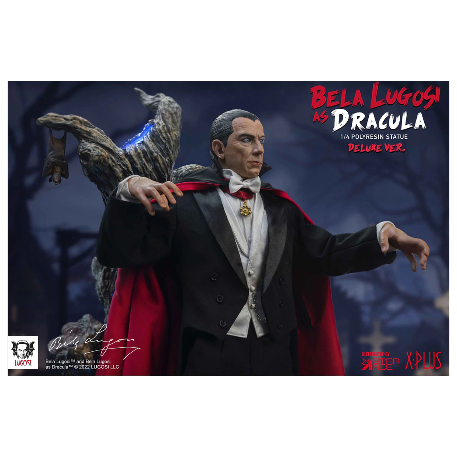 Dracula (1931) Superb Scale szobor figura 1/4 Bela Lugosi as Dracula Deluxe Version 60 cm termékfotó