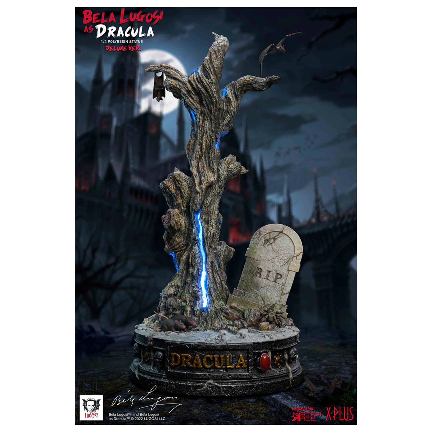 Dracula (1931) Superb Scale szobor figura 1/4 Bela Lugosi as Dracula Deluxe Version 60 cm termékfotó
