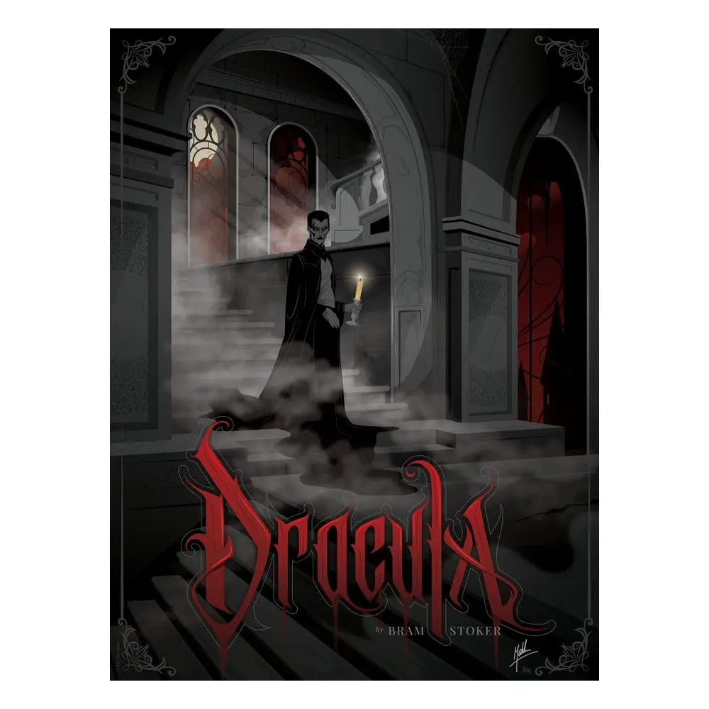 Dracula Art Print Dracula by Mike Mahle 46 x 61 cm - keretezetlen vászonkép termékfotó