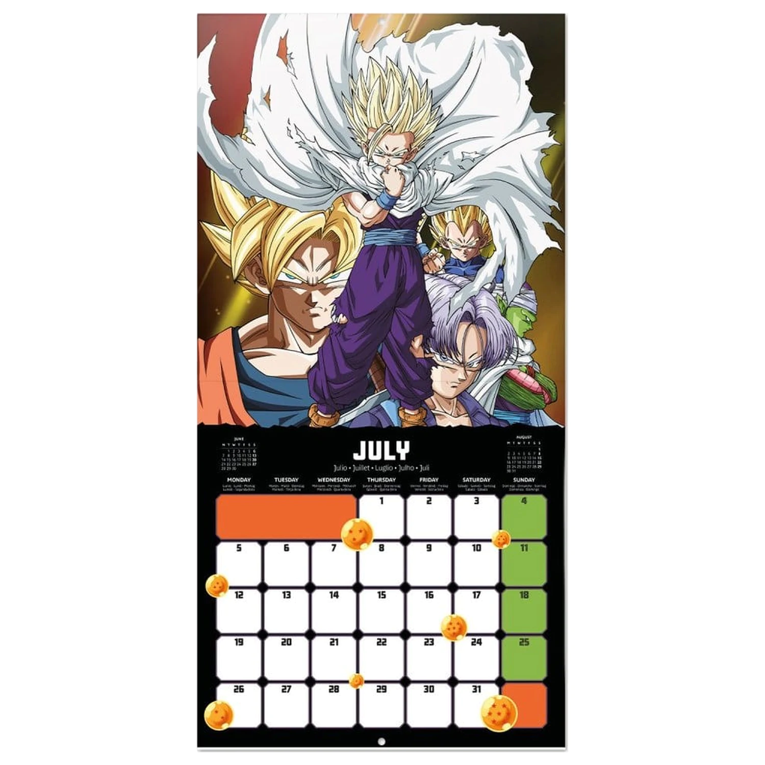 Dragon Ball 2027 fali naptár 30 x 30 cm termékfotó