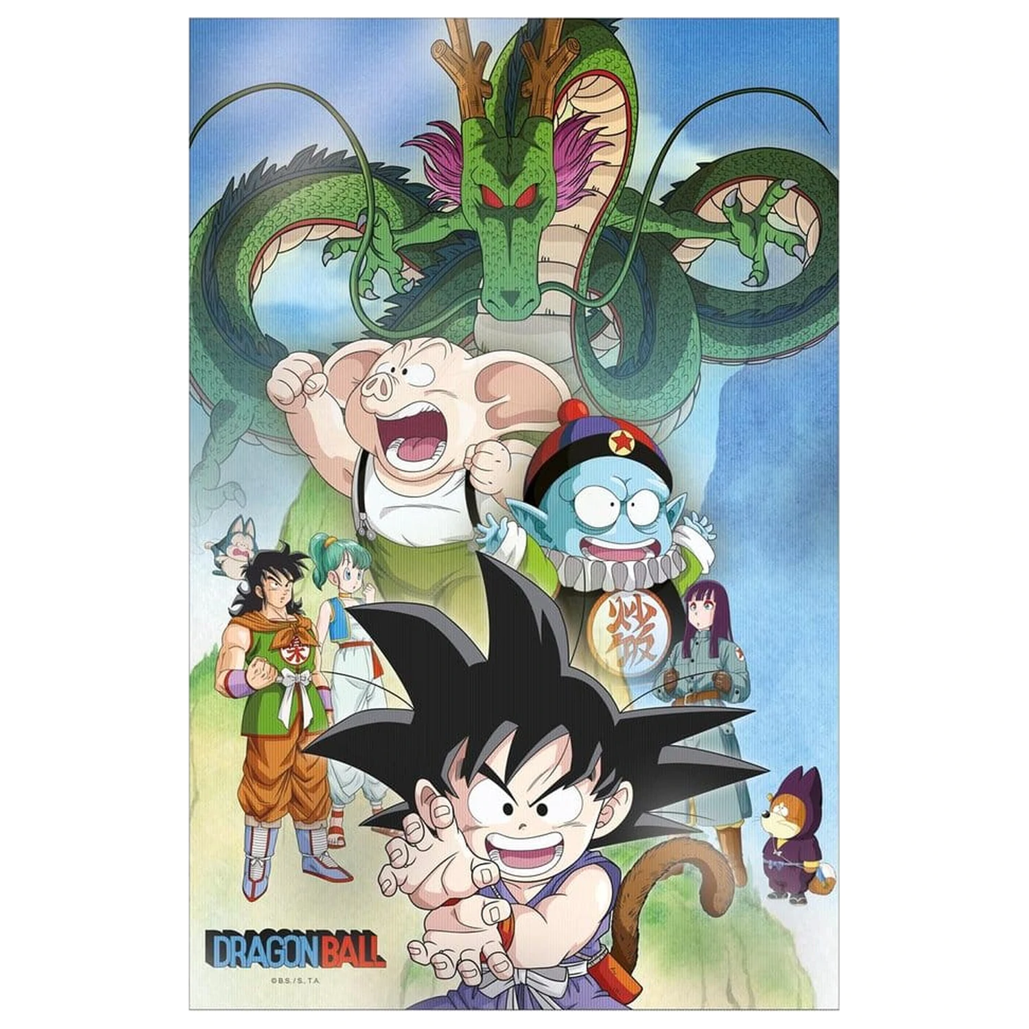 Dragon Ball 3D Poszter Shenron & Heroes 38 x 58 cm  termékfotó