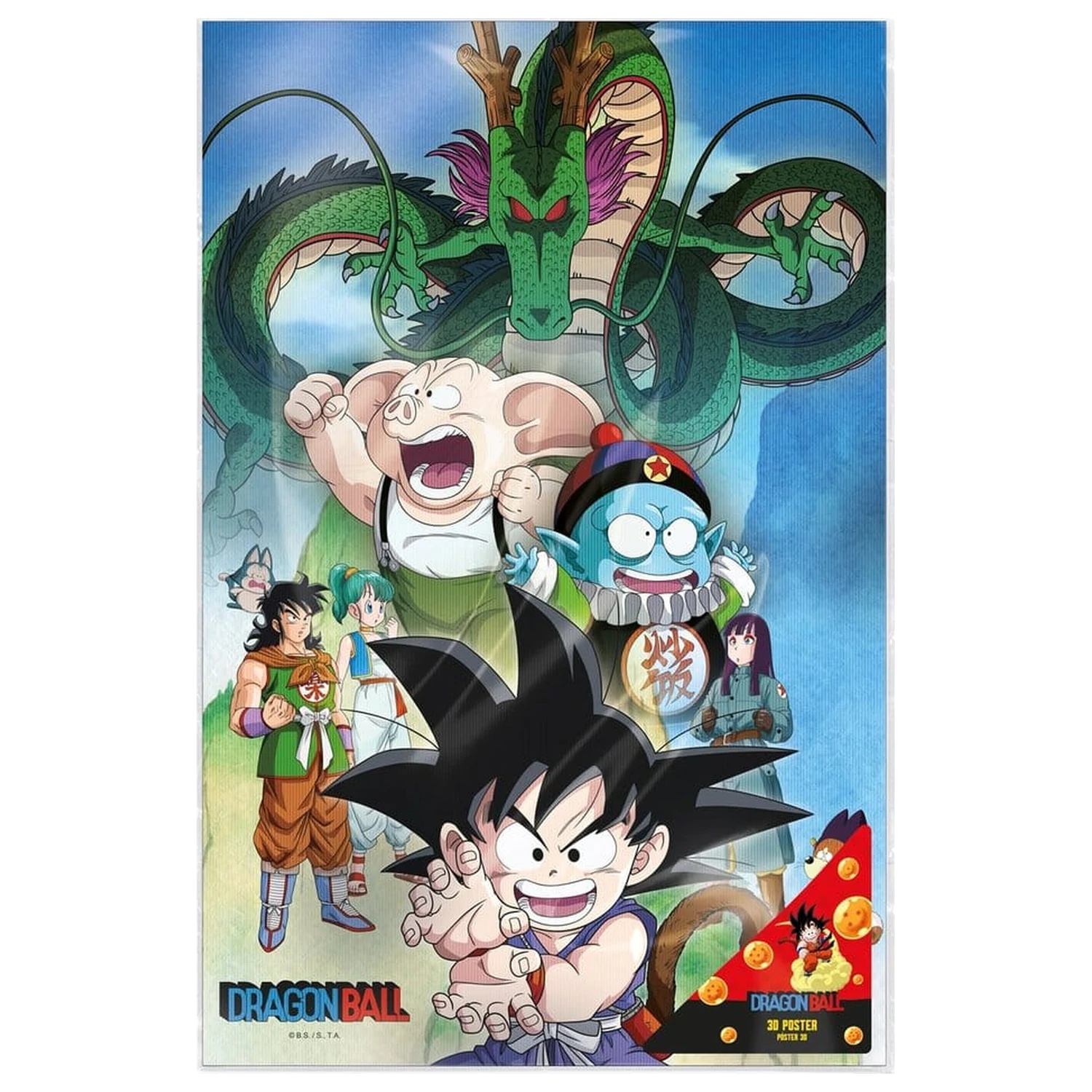 Dragon Ball 3D Poszter Shenron & Heroes 38 x 58 cm  termékfotó