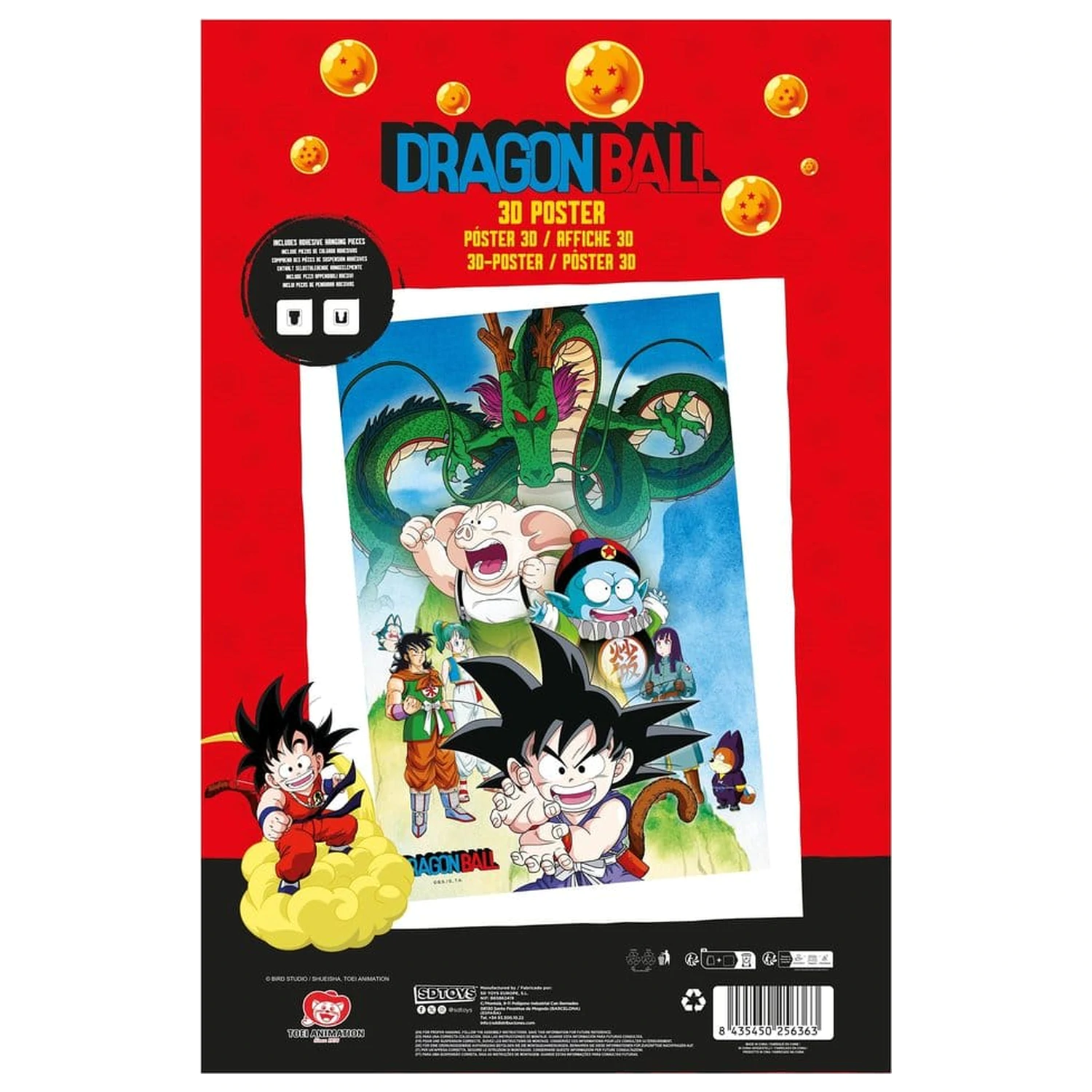 Dragon Ball 3D Poszter Shenron & Heroes 38 x 58 cm  termékfotó