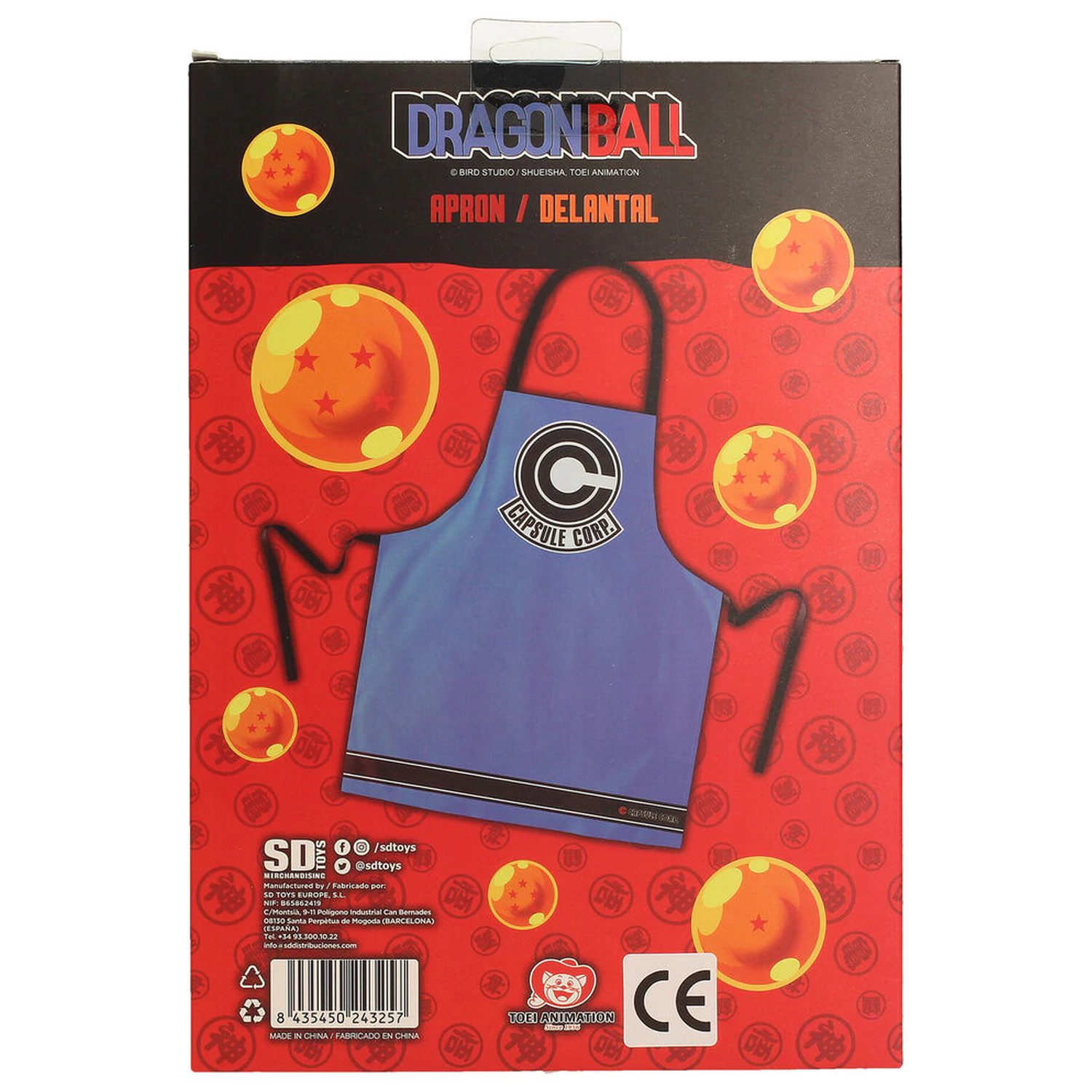 Dragon Ball Capsule Corp kötény termékfotó