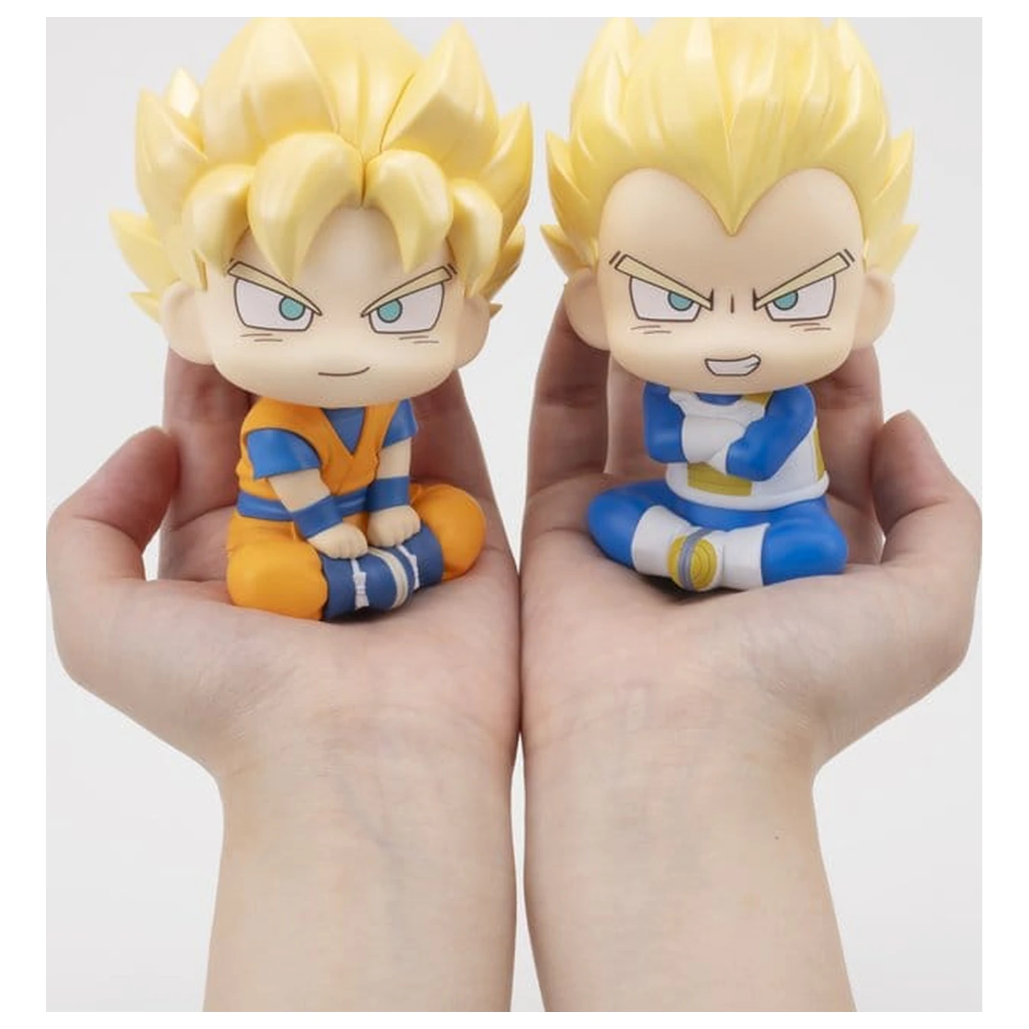 Dragon Ball DAIMA Look Up Super Saiyan Son Goku (mini) & Super Saiyan Vegeta (mini) 2 db-os PVC figura csomag 11 cm (with gift) termékfotó