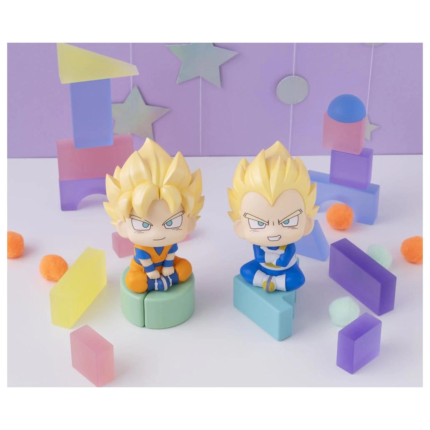 Dragon Ball DAIMA Look Up Super Saiyan Son Goku (mini) & Super Saiyan Vegeta (mini) 2 db-os PVC figura csomag 11 cm (with gift) termékfotó