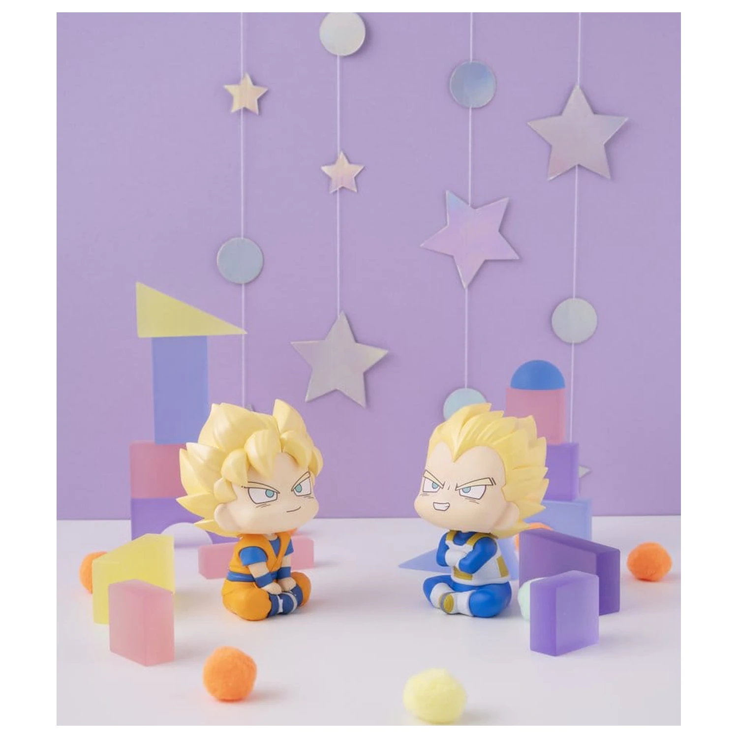 Dragon Ball DAIMA Look Up Super Saiyan Son Goku (mini) & Super Saiyan Vegeta (mini) 2 db-os PVC figura csomag 11 cm (with gift) termékfotó