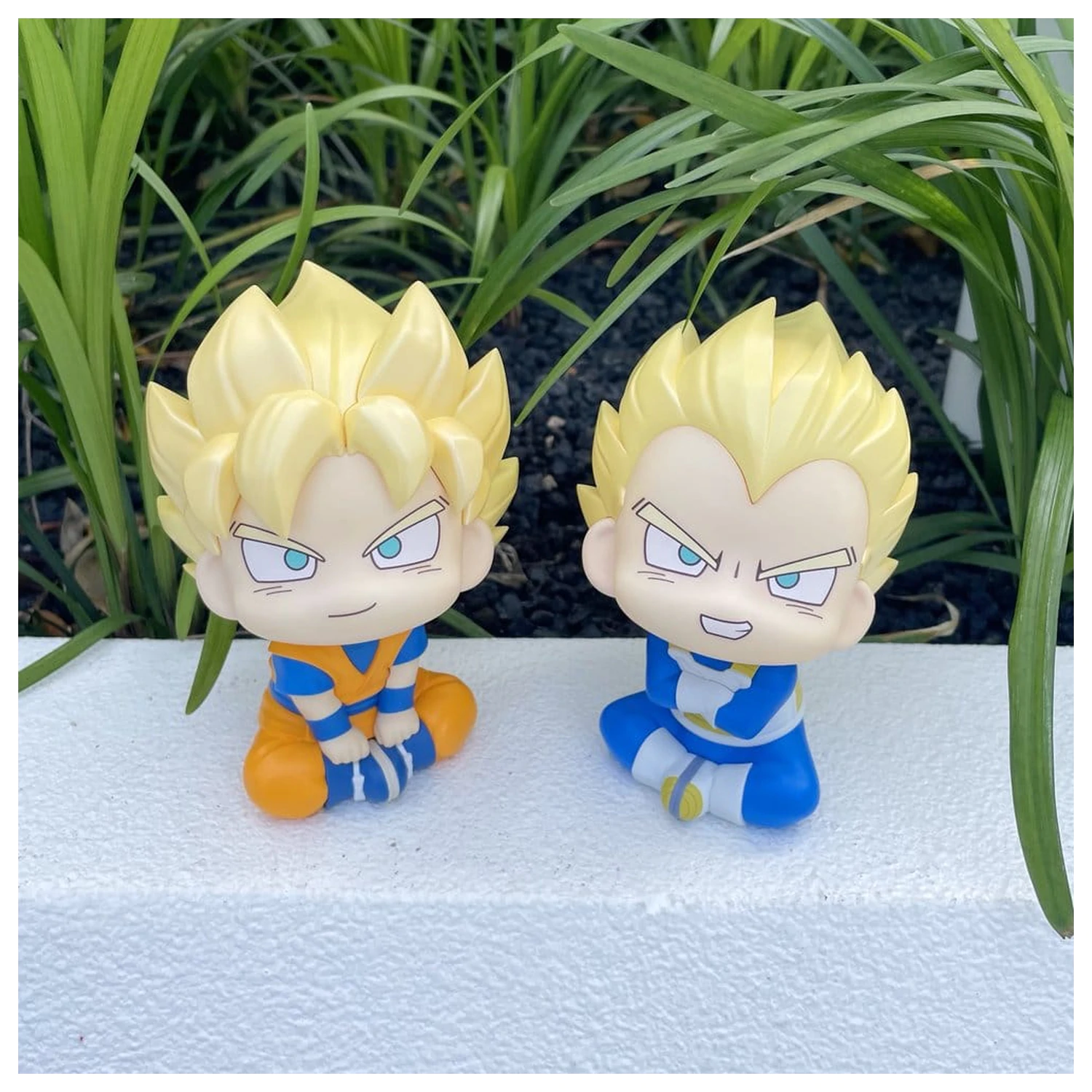 Dragon Ball DAIMA Look Up Super Saiyan Son Goku (mini) & Super Saiyan Vegeta (mini) 2 db-os PVC figura csomag 11 cm (with gift) termékfotó
