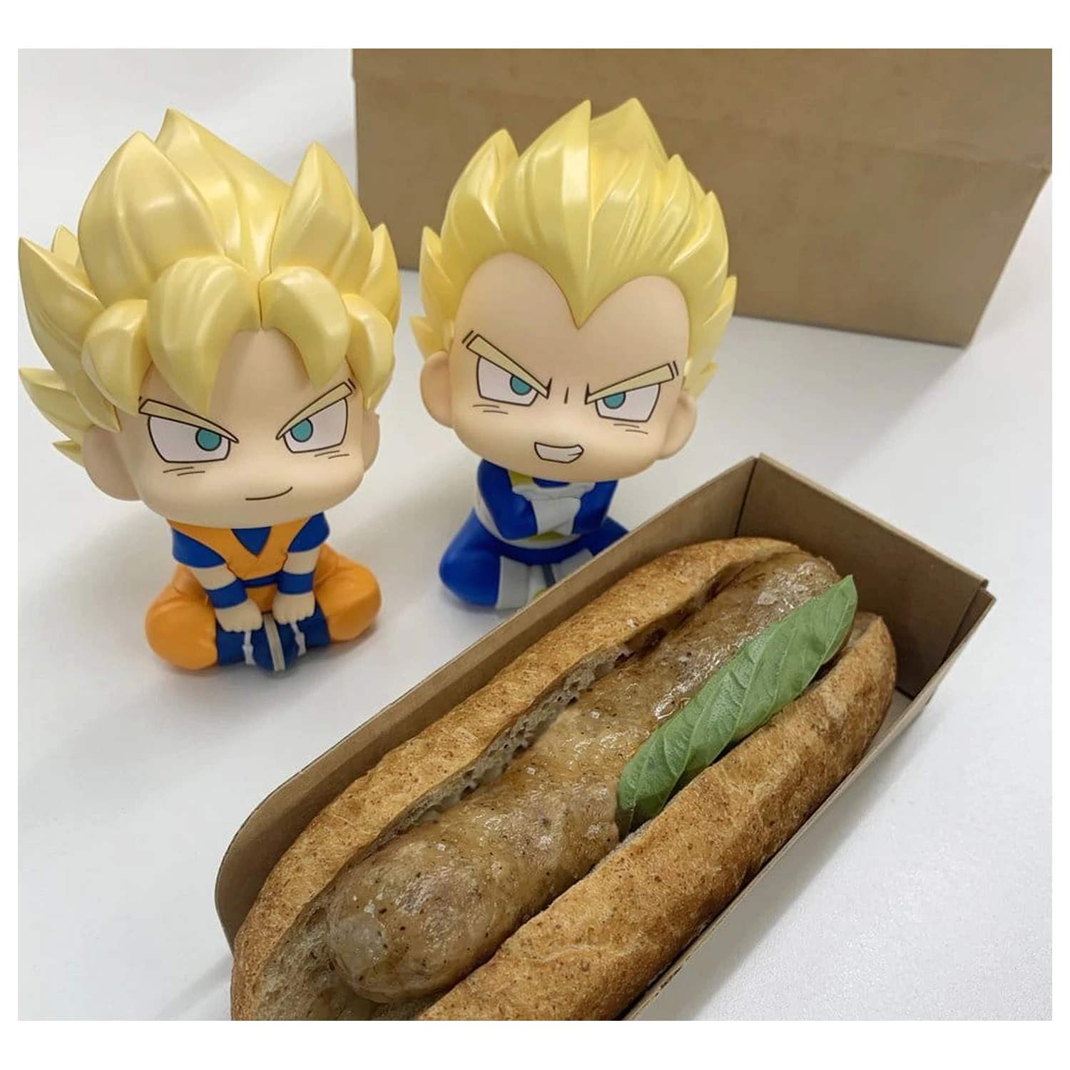 Dragon Ball DAIMA Look Up Super Saiyan Son Goku (mini) & Super Saiyan Vegeta (mini) 2 db-os PVC figura csomag 11 cm (with gift) termékfotó