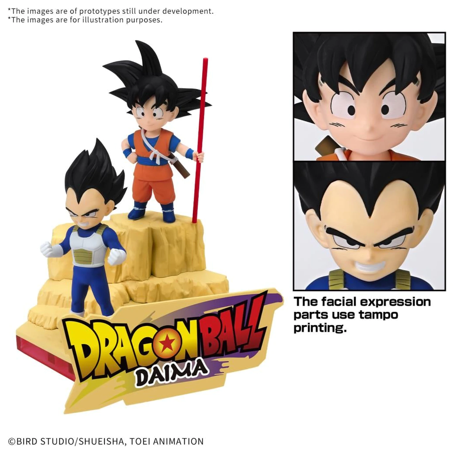 Dragon Ball Daima Son Goku (Mini) & Vegeta (Mini) modell készlet termékfotó