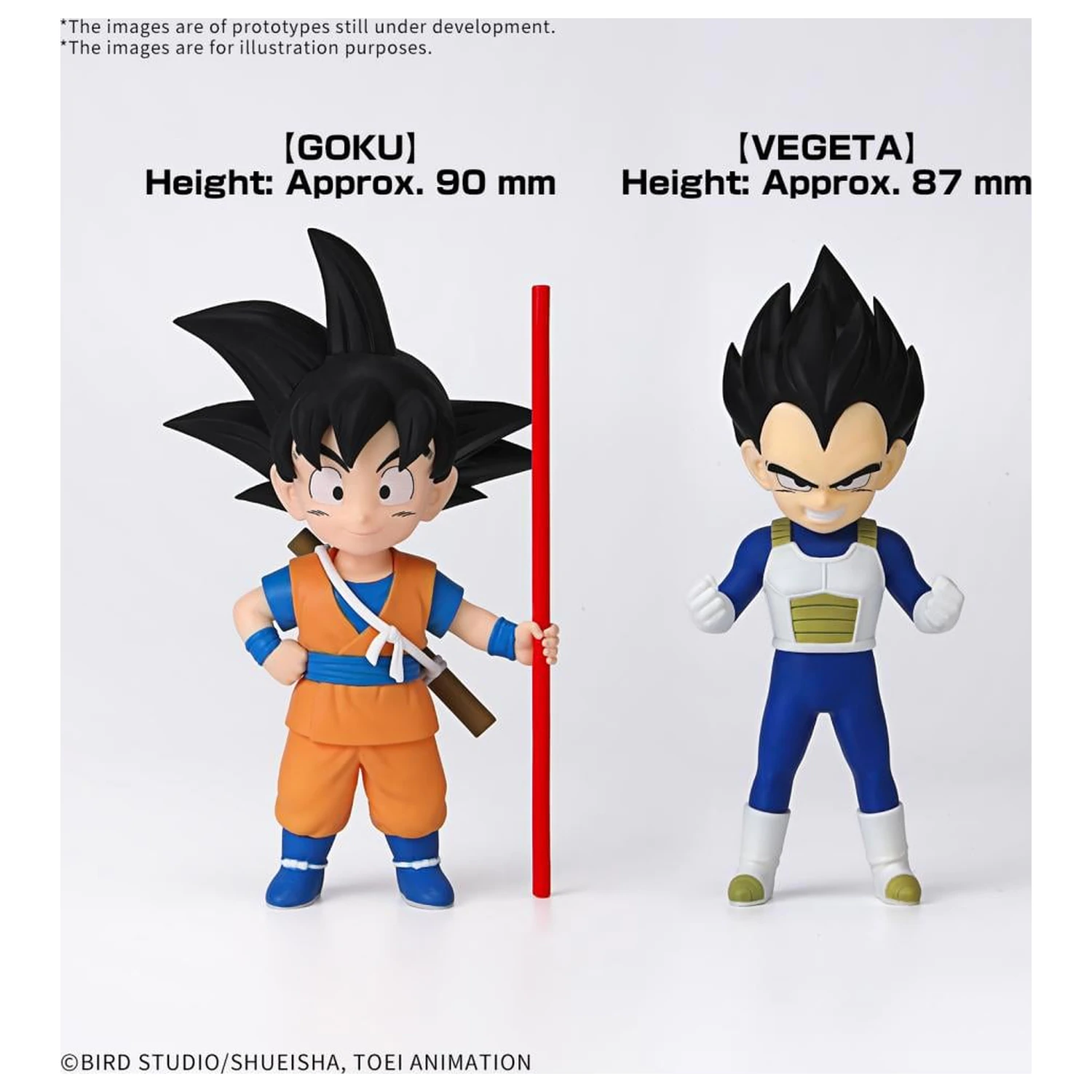 Dragon Ball Daima Son Goku (Mini) & Vegeta (Mini) modell készlet termékfotó