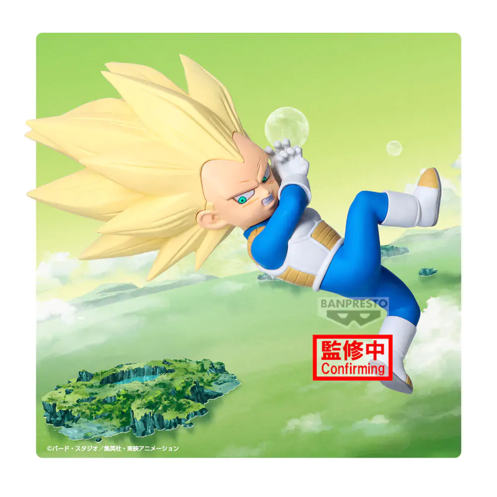 Dragon Ball Daima Vegeta figura és háttérpanel 13cm termékfotó