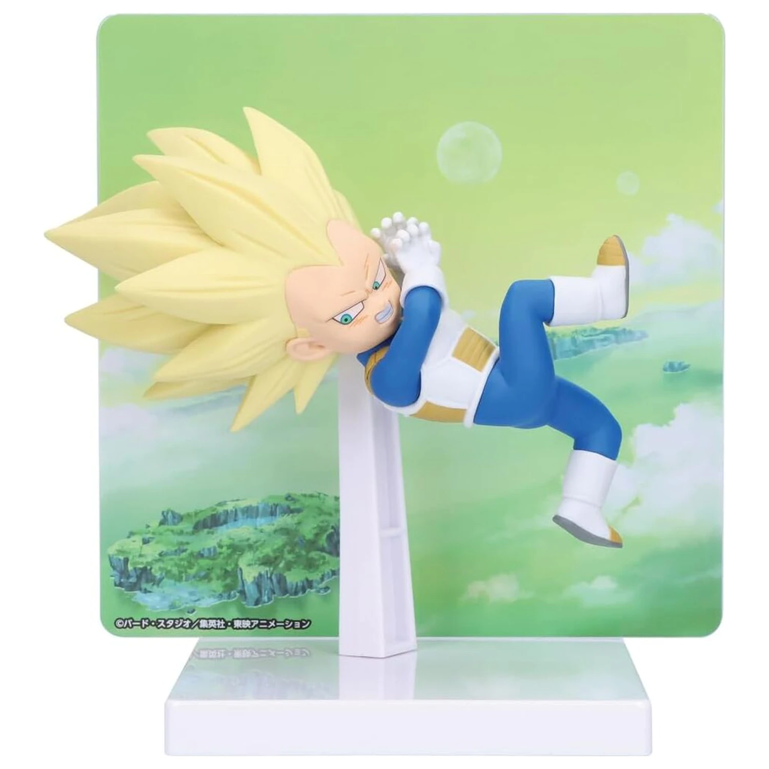 Dragon Ball Daima Vegeta figura és háttérpanel 13cm termékfotó