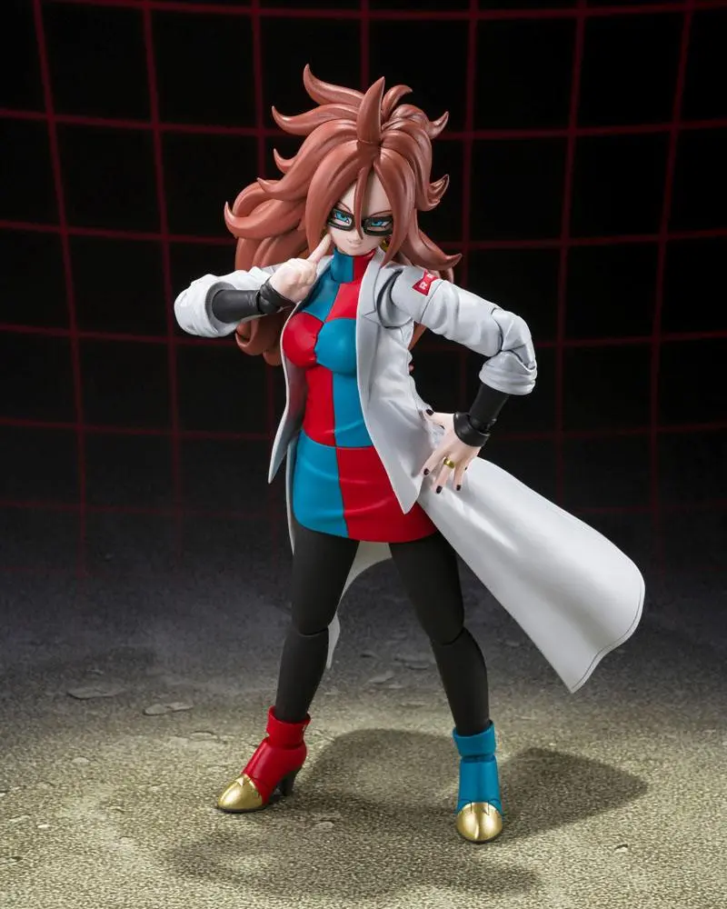 Dragon Ball FighterZ S.H. Figuarts Android 21 (Lab Coat) akciófigura 15 cm termékfotó