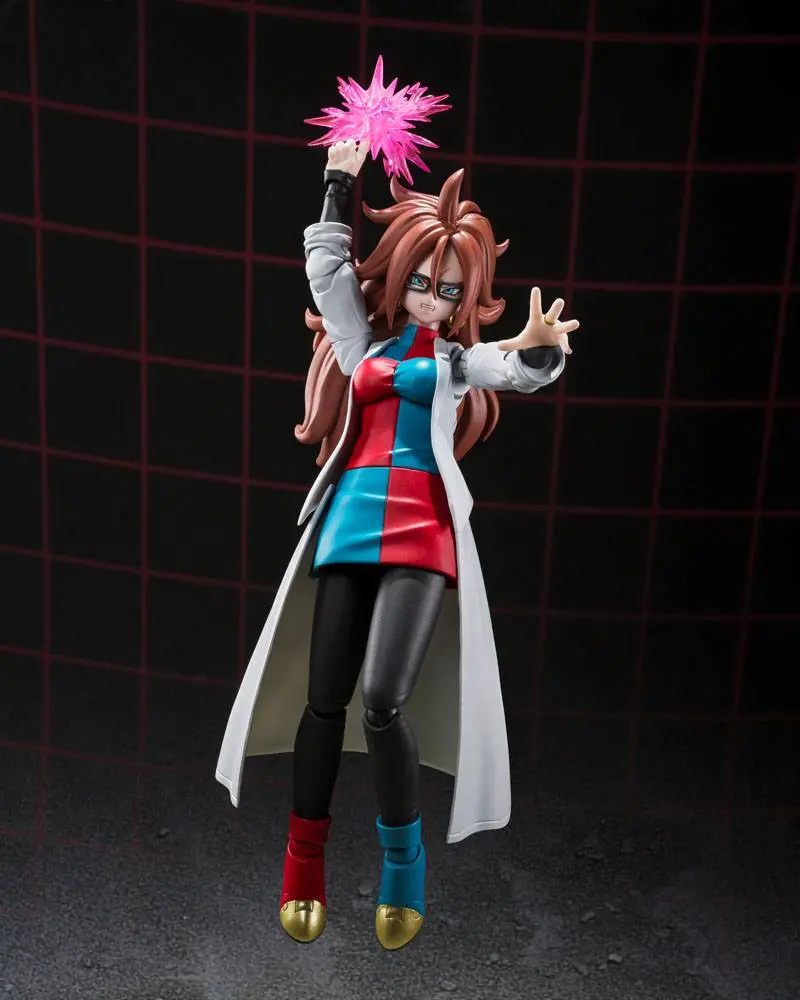 Dragon Ball FighterZ S.H. Figuarts Android 21 (Lab Coat) akciófigura 15 cm termékfotó