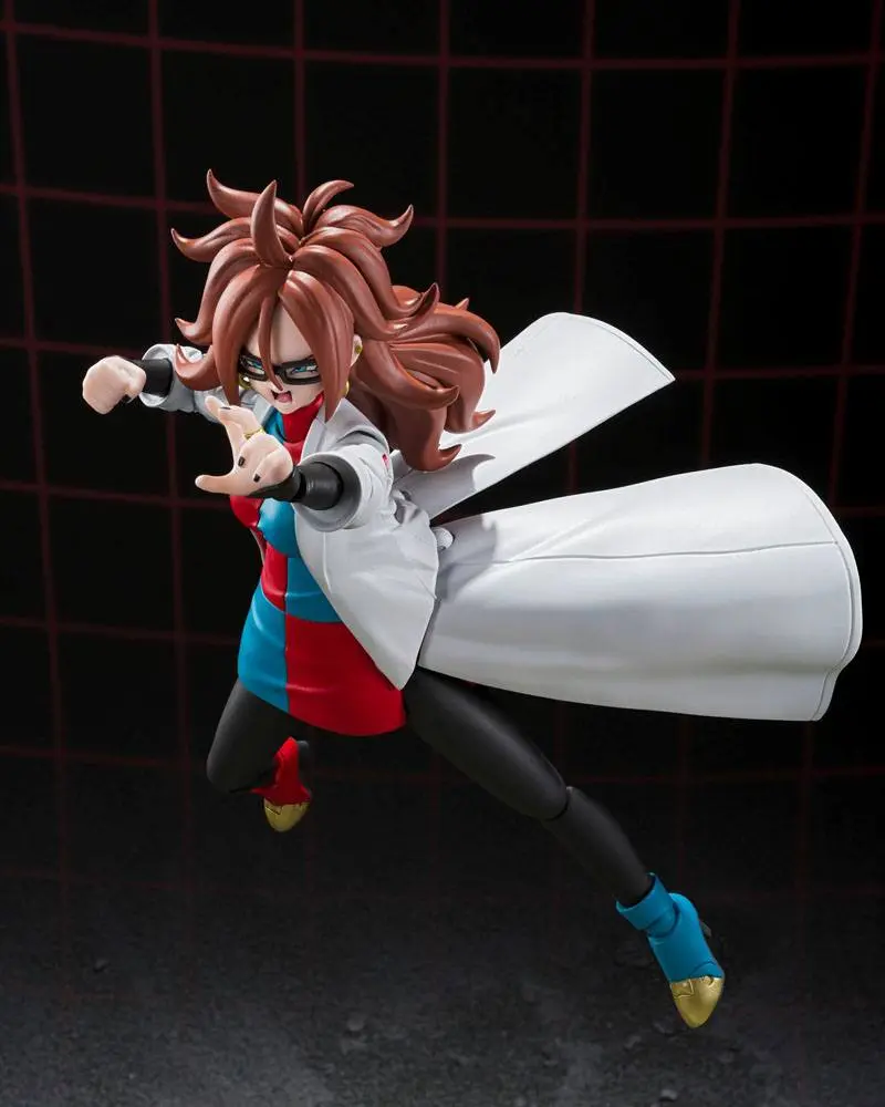 Dragon Ball FighterZ S.H. Figuarts Android 21 (Lab Coat) akciófigura 15 cm termékfotó