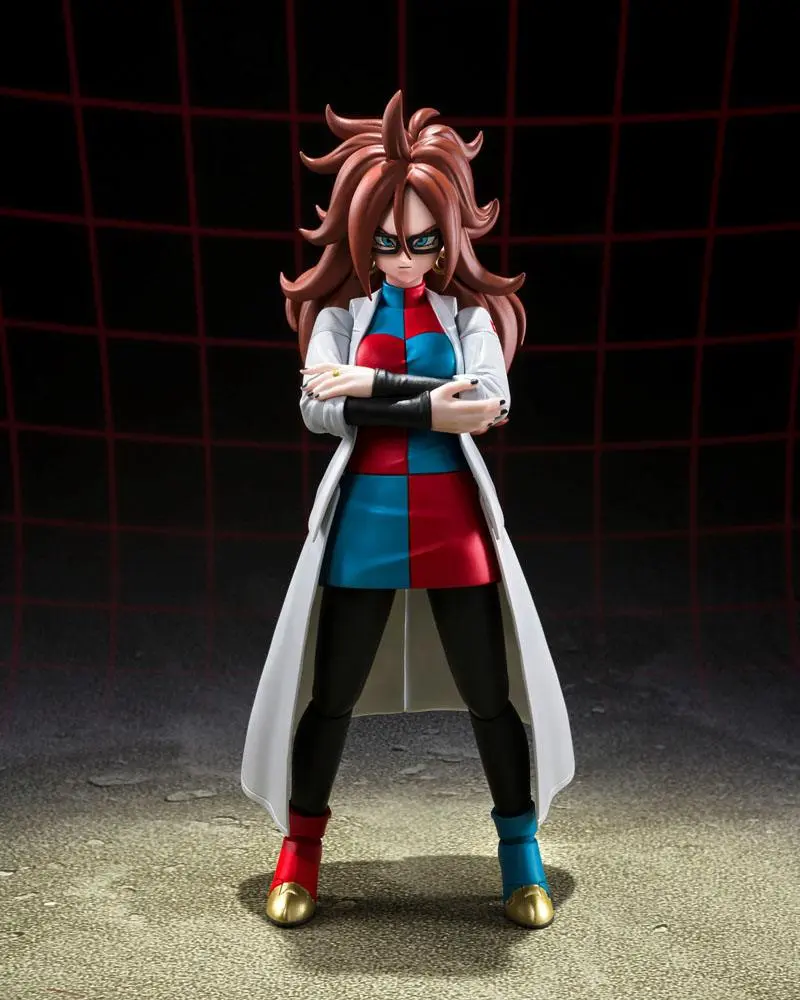 Dragon Ball FighterZ S.H. Figuarts Android 21 (Lab Coat) akciófigura 15 cm termékfotó