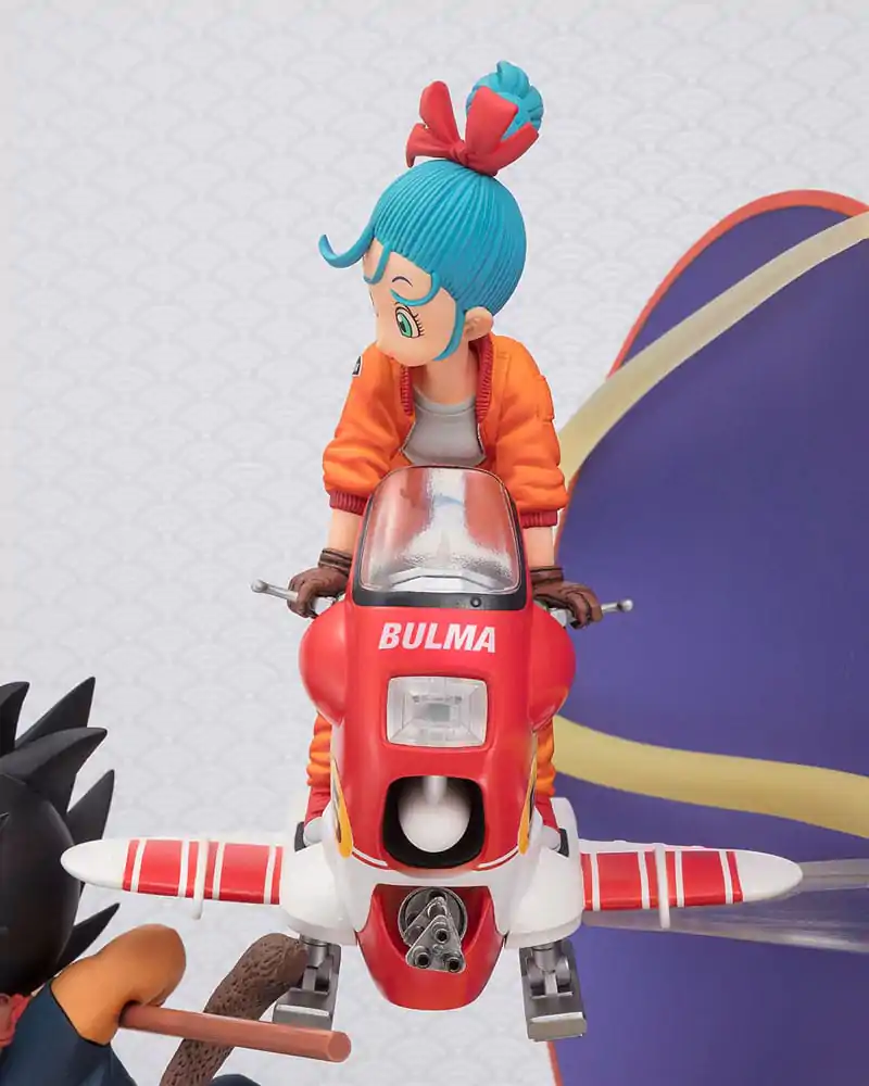 Dragon Ball Figuarts ZERO Son Goku & Bulma PVC szobor figura 18 cm termékfotó