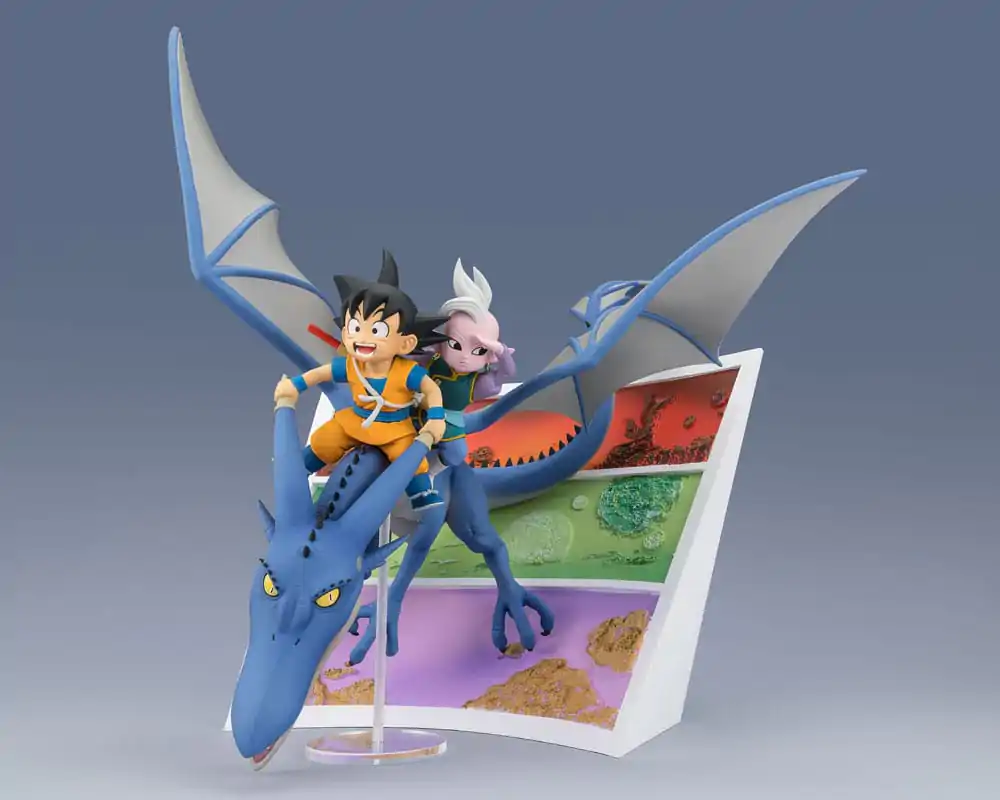 Dragon Ball Figuarts ZERO Son Goku (mini) & Supreme Kai (mini) Welcome to the great Adventure! PVC szobor figura 23 cm termékfotó