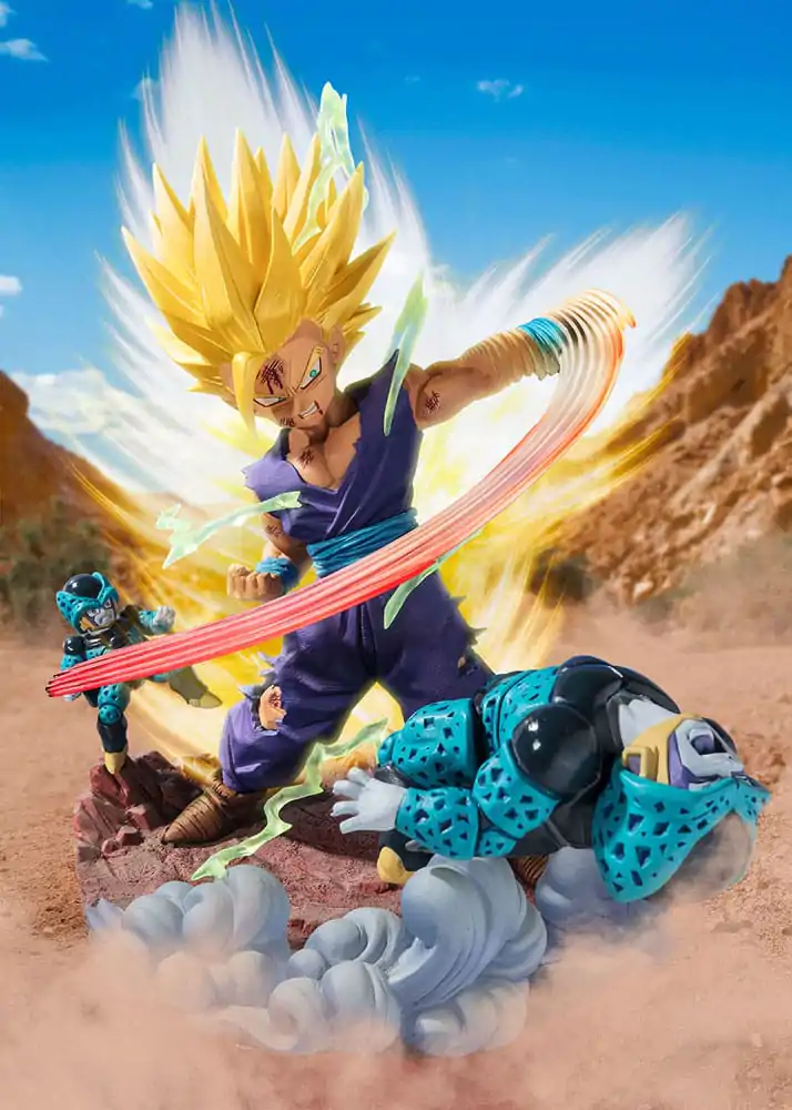 Dragon Ball FiguartsZERO Extra Battle Marshall Super Saiyan 2 Son Gohan -Anger Exploding Into Power- PVC szobor figura 20 cm termékfotó