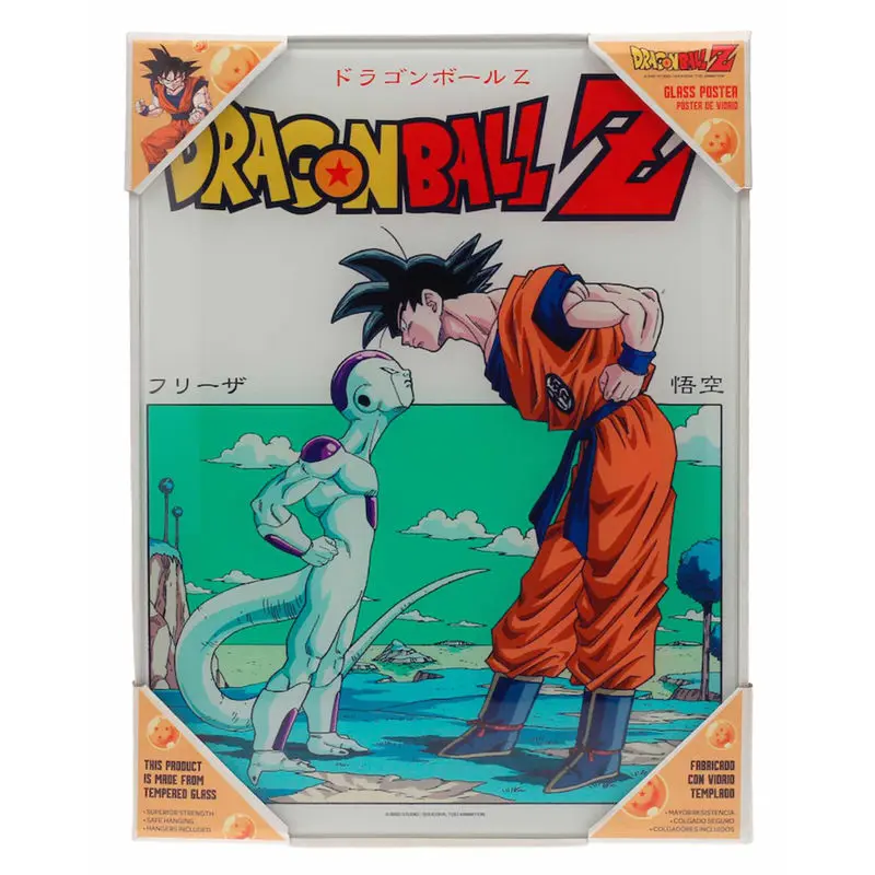 Dragon Ball Goku vs Freezer üveg poszter termékfotó