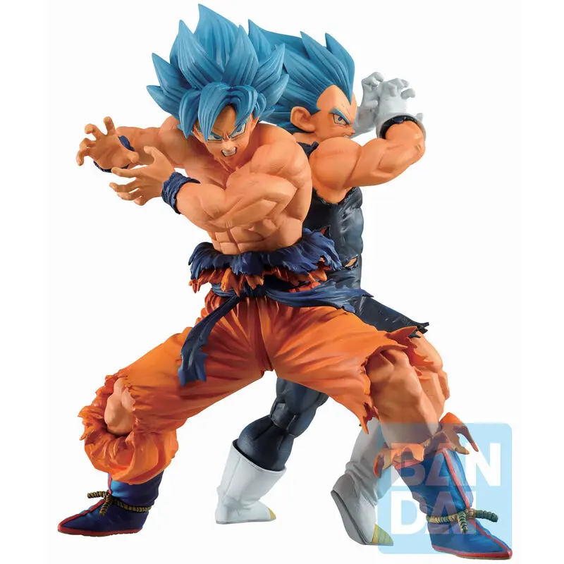 Dragon Ball Iksho VS Omnibus Son Goku Super Saiyan + Vegeta Super Saiyan Ichibansho figura 20cm termékfotó