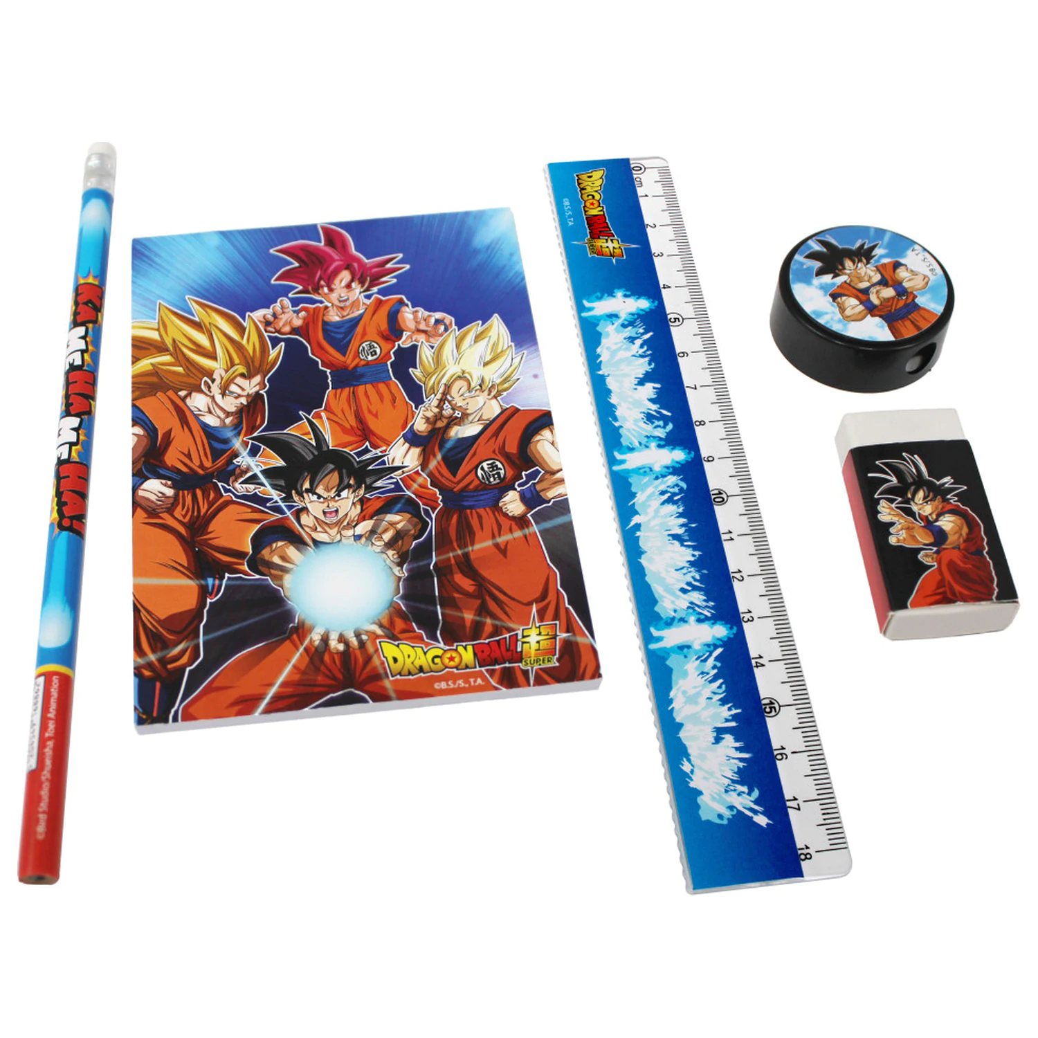 Dragon Ball Kamehame írószer szett 5 db-os termékfotó