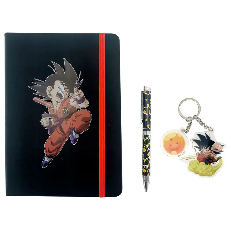 Dragon Ball set diary + pen + keychain termékfotó