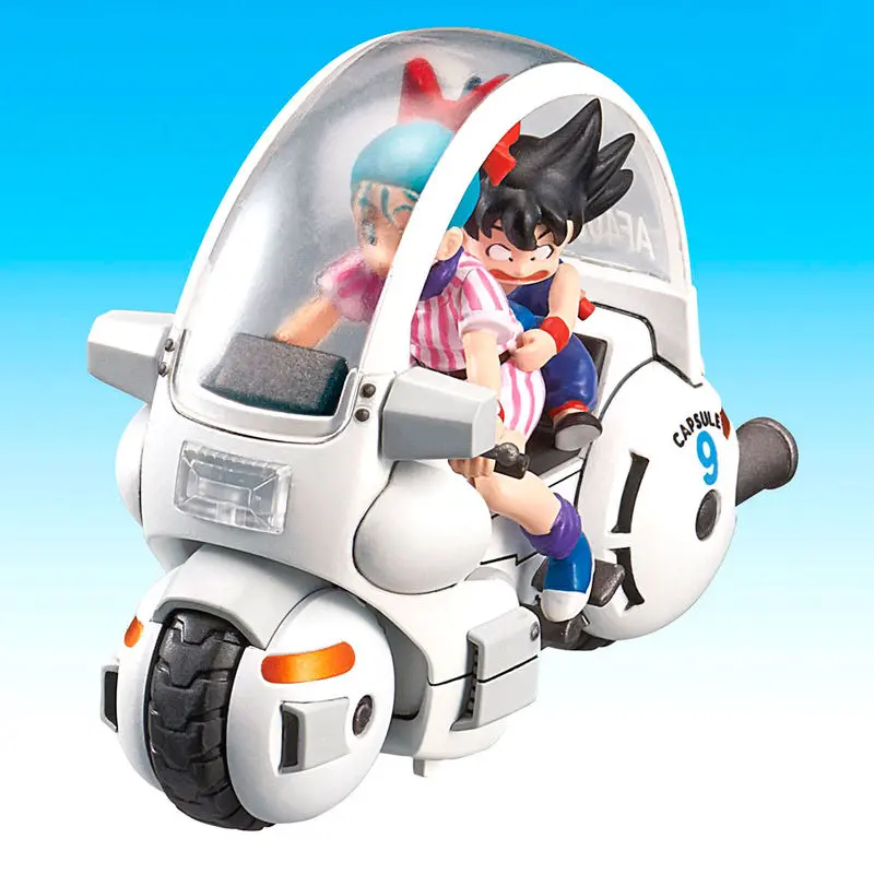 Dragon Ball Mecha Kollekció Bulma Capsule n9 Motorcycle modell készlet figura 8cm termékfotó