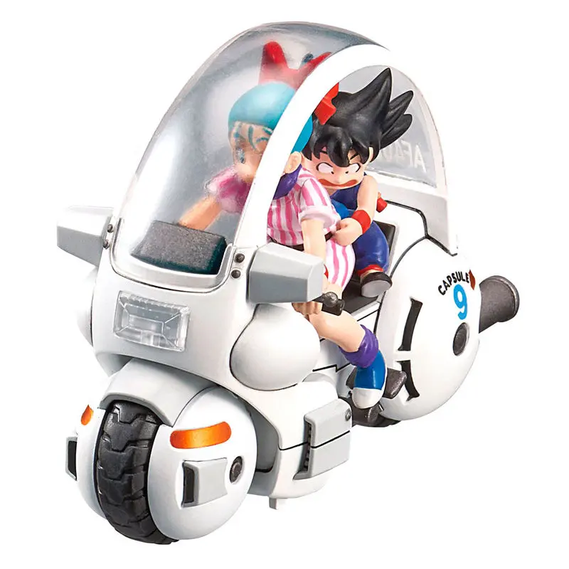 Dragon Ball Mecha Kollekció Bulma Capsule n9 Motorcycle modell készlet figura 8cm termékfotó