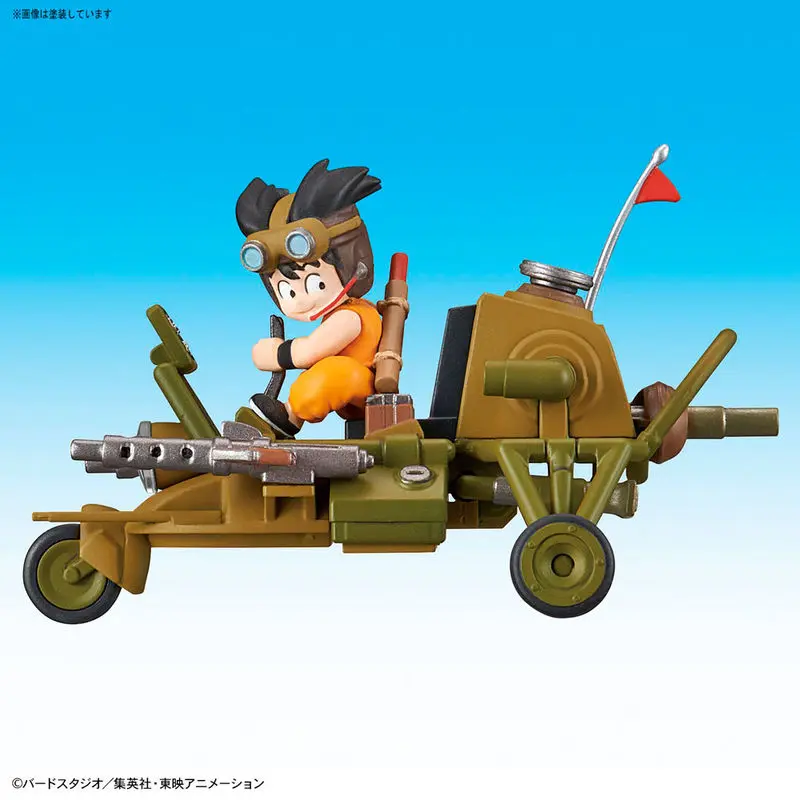 Dragon Ball Mecha Kollekció Son Goku Jet Buggy modell készlet figura 8cm termékfotó