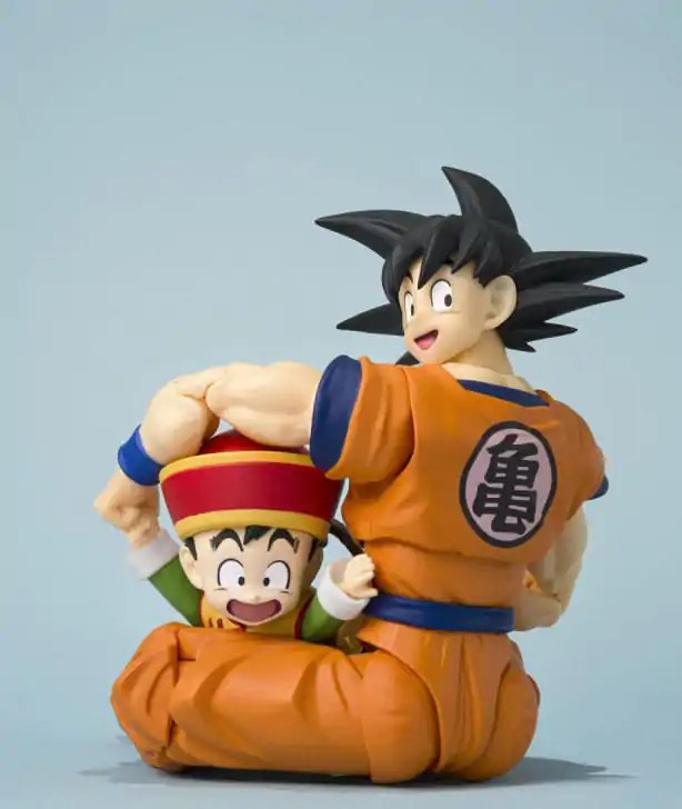 Dragon Ball S.H.Figuarts akciófigura Son Goku & Son Gohan Kid & Kintoun 14 cm & 6 cm termékfotó