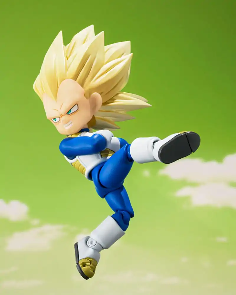 Dragon Ball S.H.Figuarts akciófigura Super Saiyan Level 3 Vegeta (mini) Daima 8 cm termékfotó