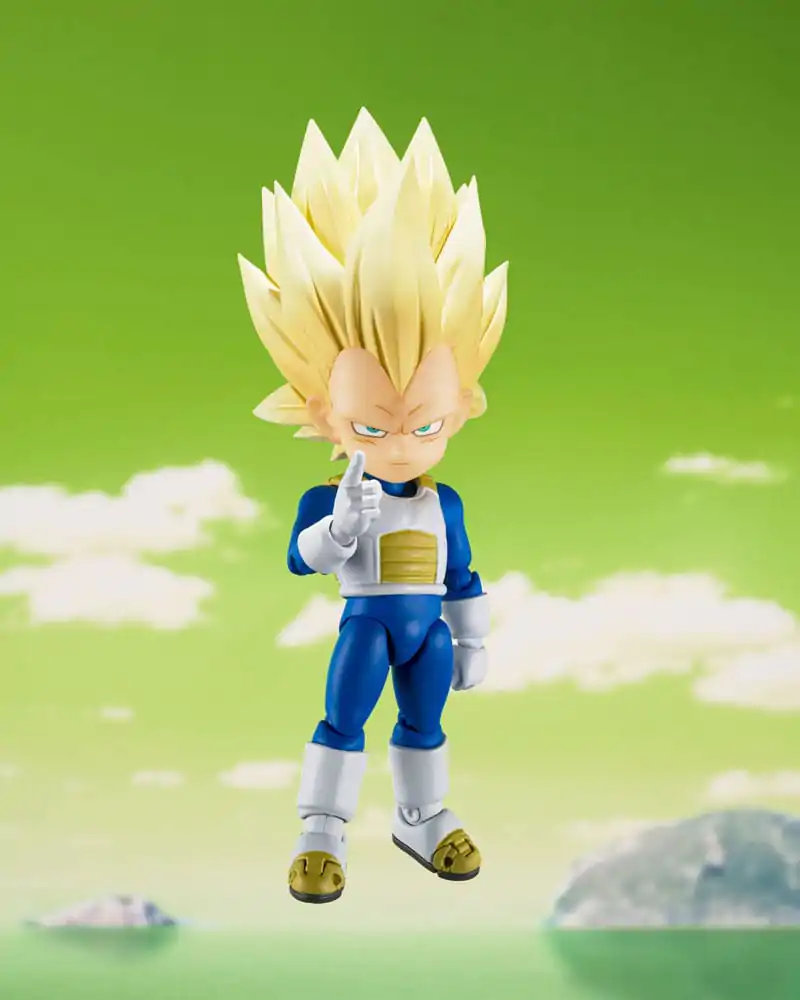 Dragon Ball S.H.Figuarts akciófigura Super Saiyan Level 3 Vegeta (mini) Daima 8 cm termékfotó