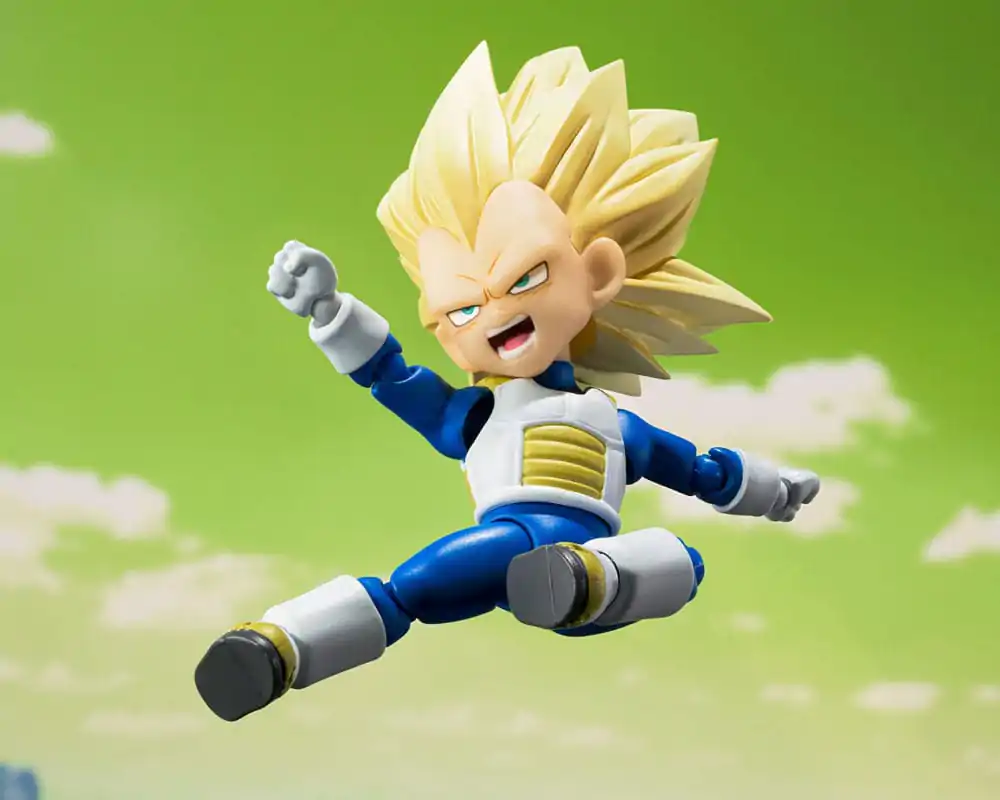 Dragon Ball S.H.Figuarts akciófigura Super Saiyan Level 3 Vegeta (mini) Daima 8 cm termékfotó