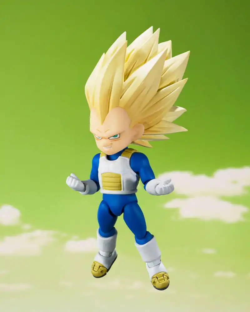 Dragon Ball S.H.Figuarts akciófigura Super Saiyan Level 3 Vegeta (mini) Daima 8 cm termékfotó