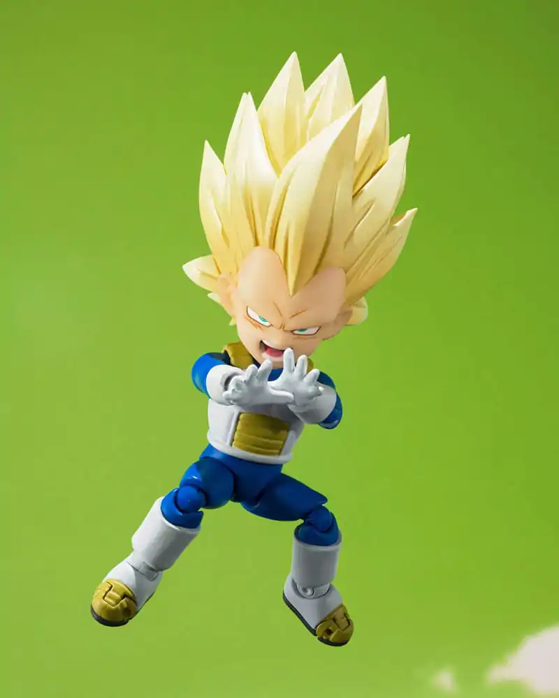 Dragon Ball S.H.Figuarts akciófigura Super Saiyan Level 3 Vegeta (mini) Daima 8 cm termékfotó